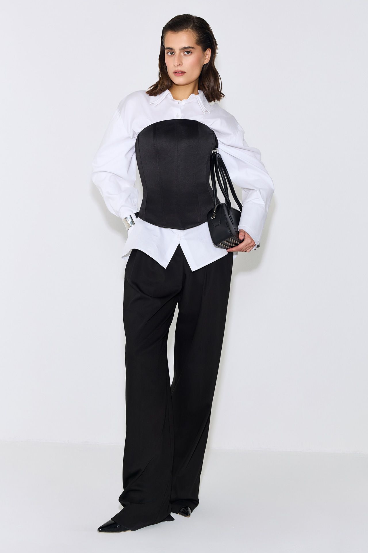 Атласный корсет TOPTOP STUDIO 8723138848, купить за 9990.0 руб в